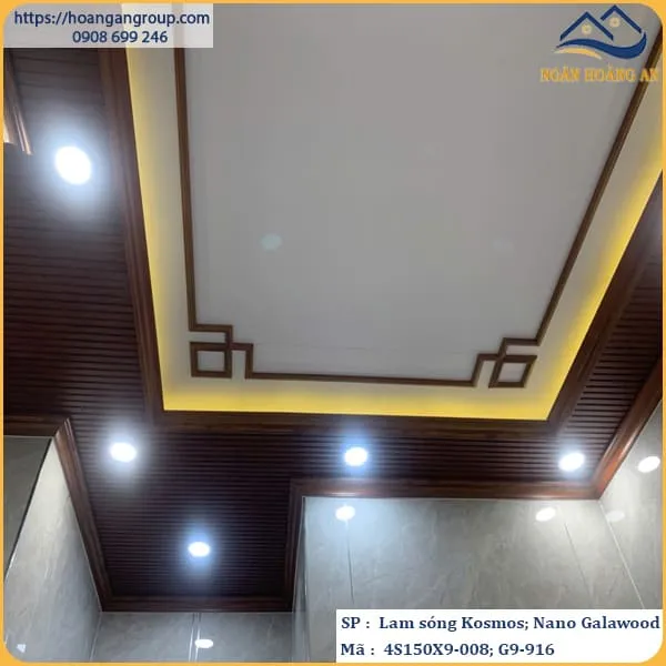 Tấm Nhựa Ốp Tường Nano Màu Trắng Galawood G9-916M